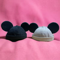 Image 1 of Brimless Docker Mouse hat 
