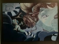 Image 3 of Surreal Mixed Media Drawing on Paper