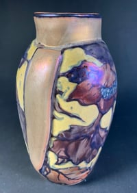 Image 4 of “Hellebore” satin reduction lustre vase 