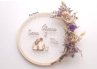 Image 3 of Porta alianzas combinado con flor 