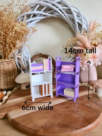 Image 5 of Mini cart bookshelf bookish display