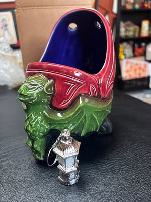 Image of Rare “Doom Muggy” Tiki Diablo/Tahiti Gil A.P. (Artist Proof) Test Glaze: Red/Grn/Blk