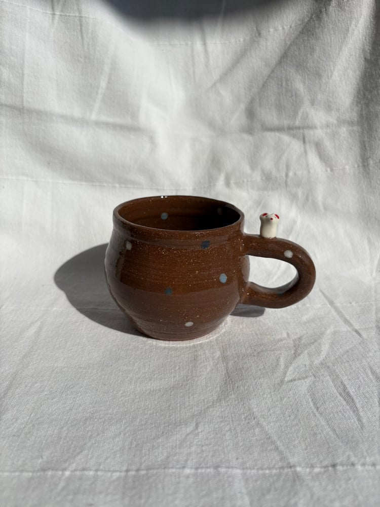 Image of mouse cup polka dots 3