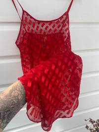 Image 2 of Vintage red negligee 