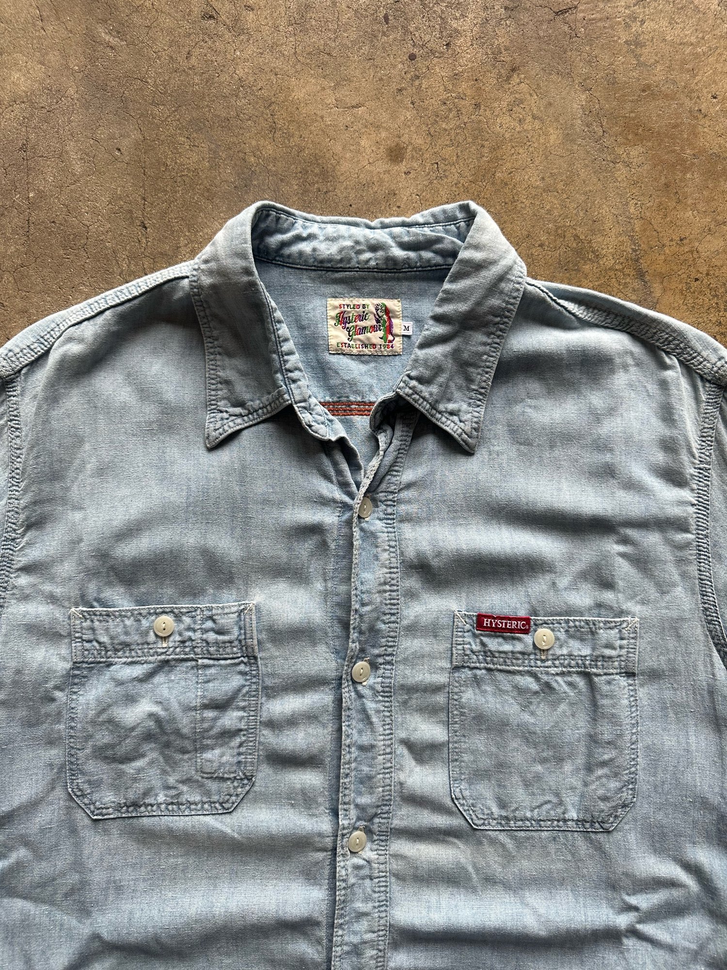 Image of Hysteric Glamour Denim Button-Up