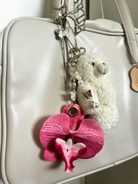 Image 3 of Orchid Flower Keychain