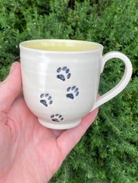 Image 6 of Paw print small mug
