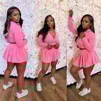 Image 1 of pink skort set