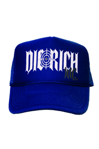 Image 1 of Blue “TARGET” Trucker Hat