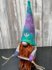 Image 3 of Harris Tweed Wee Scotland ginger beard gnome