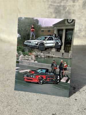 Image of KUWTB Kustoms BTTF DMC Delorean & E24 633CSi Pin Package