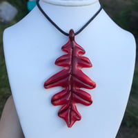 Image 5 of Red Oak Leaf Pendant