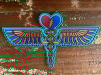 Image 1 of Sacred Caduceus Wings patch 