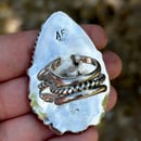 Image 5 of XL Handmade Sterling Silver Hypersthene Statement Ring