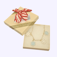 Winter Snowflakes charm bracelet