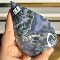 Image 2 of Moss Agate Flames ($18)