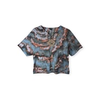 Image 1 of S Crop Tee in Ember IceDye