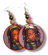 African Loc Goodess Earrings