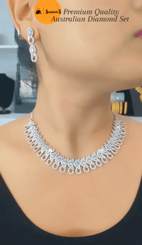 Image 1 of Alaya_Premium Australian Diamond Set with Earrings