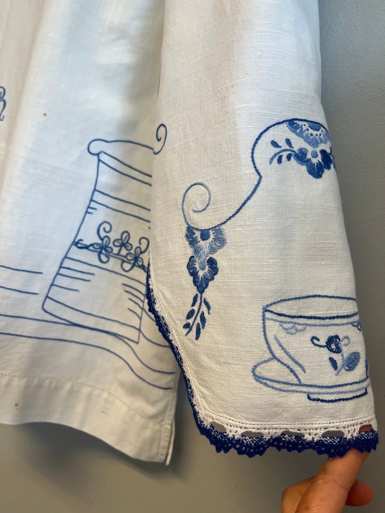 Image of Blue porcelain shirt (m/l)