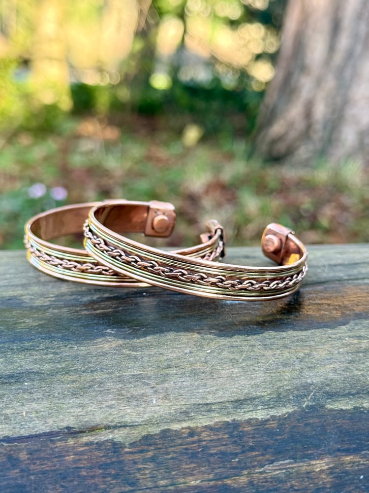 Image of Magnetic Copper Bangle #1