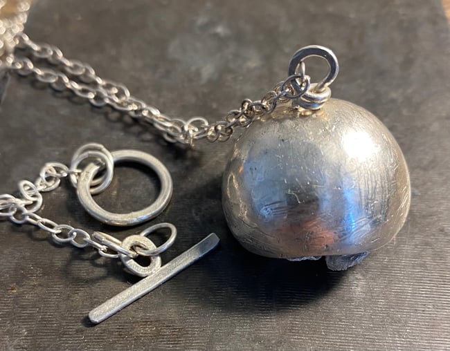 Dry flower bell pendant 