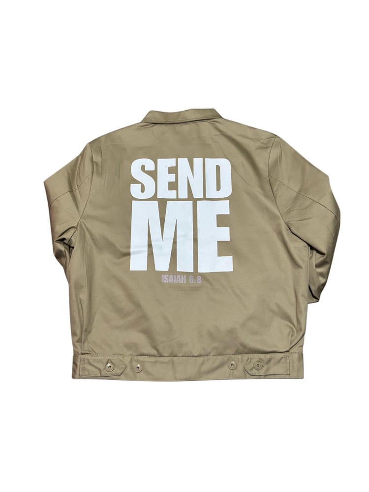 Image of Send me work jacket(khaki)