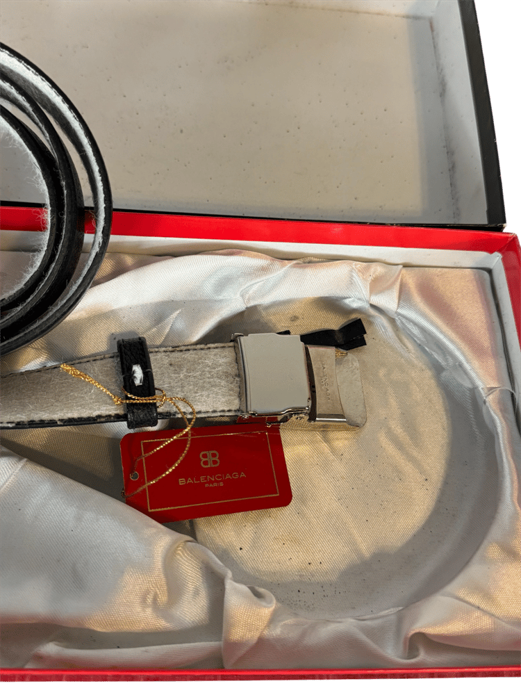 Image of Balenciaga Paris Early 2000s BB Buckle