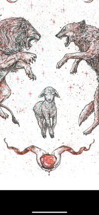 Image 3 of Twilight - The Lion, The Lamb and The Wolf 11x14 Signed Print