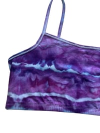 Image 4 of L (38) Bralette in Amethyst Geode Ice Dye