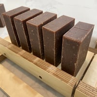 Image 3 of Vanilla Oatmeal Natural Rustic Handmade Rustic Soap