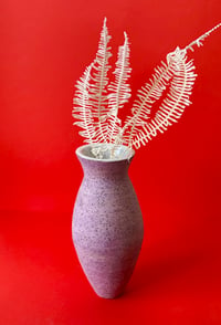 Image 1 of Purple speckled vase