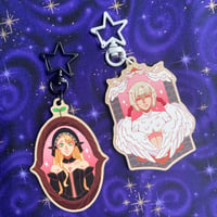 Image 1 of DunMeshi Farcille Wooden Keychains