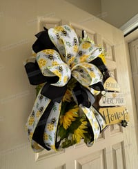 Image 2 of Home Is Where Your Honey Is Grapevine Wreath