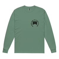Image 2 of NEW! MDM Embroidered 'There you are' Garment-dyed heavyweight long-sleeve shirt