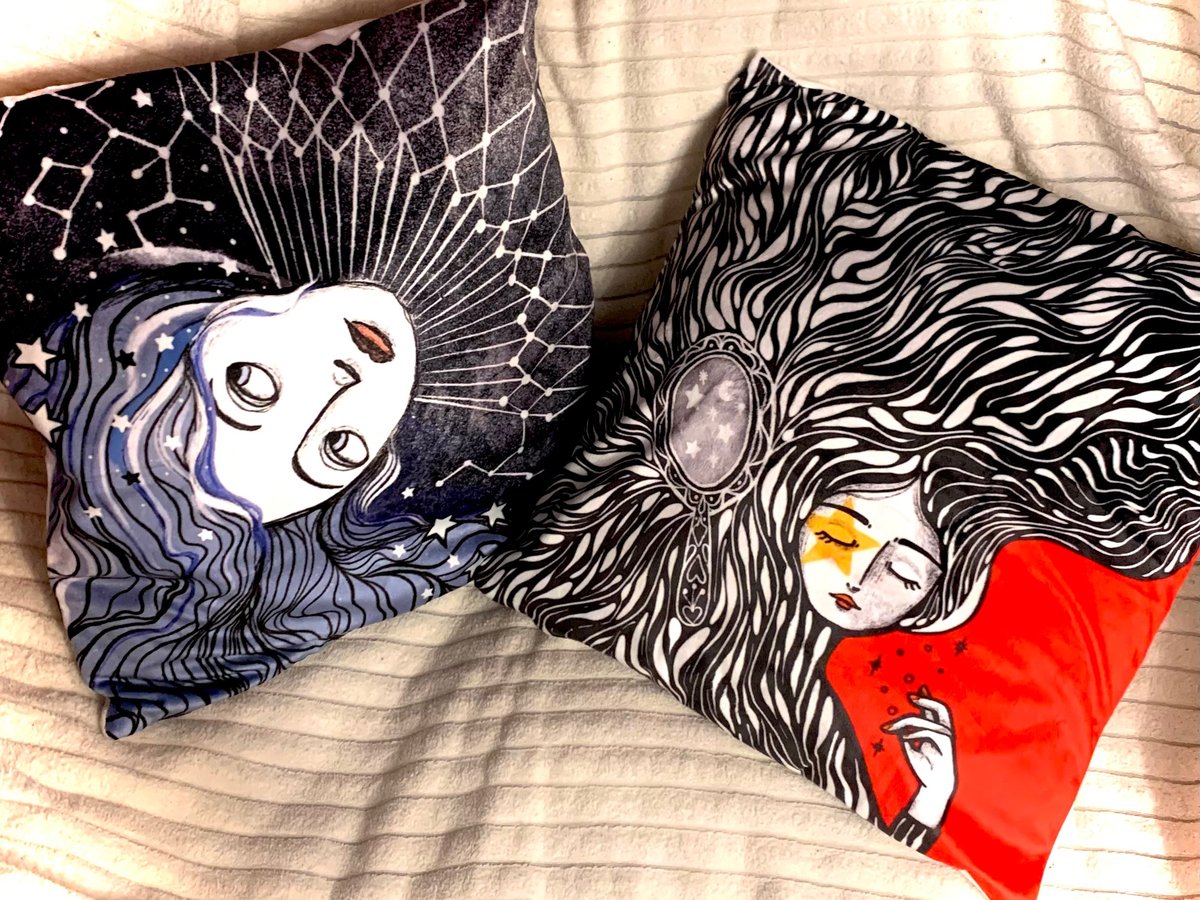 Image of Kissen „Sterne“ oder „Spiegel“ 40x40