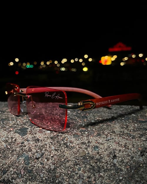 Image of Pink/ Wood Design ROYANII FRAMES