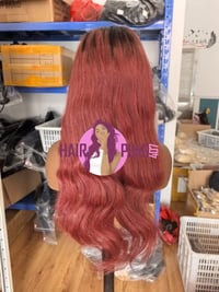 Image 1 of Ombré 24inch 13x4 TP Lace Front Wig 