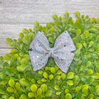 Glitter Flouncy |3.5”| Light Blue 