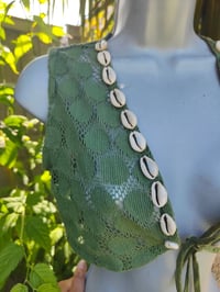 Image 3 of Lace Ibizan waistcoat with shells