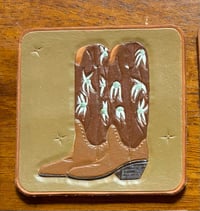 Image 4 of COWBOY BOOT 9x9cm ARTWORK