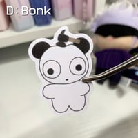 Image 5 of panda die cut vinyl stickers