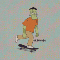 Image of Board of Frankenstein 8x8 Print