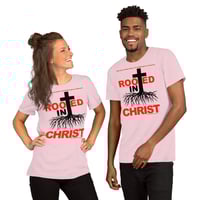 Image 9 of Rooted In Christ Light Unisex t-shirt