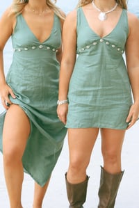 Image 2 of PRE ORDER 𓇼 MAY MINI DRESS - Forest Green