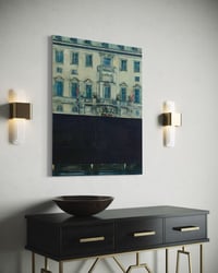 Image 7 of Painting / maleri / "København – Malerdrømme og tankestreger – Byggepladsen" / 80x100 cm