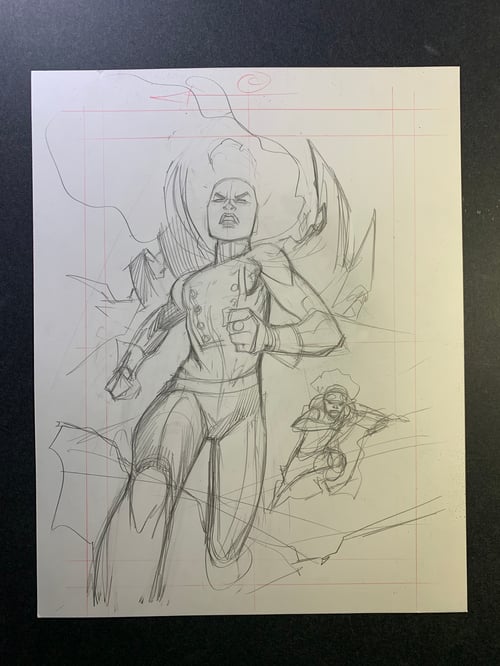 Image of GREEN LANTERN #04 original cover art