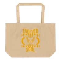 Image 2 of EVOLVED SOUL Large organic tote bag