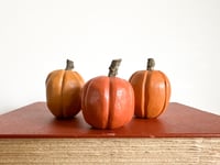 Image 1 of Wood Pumpkin Set 5