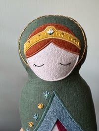 Image 3 of Linen St. Dymphna of Ireland